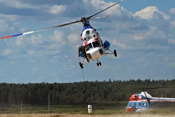 سقوط یک فروند بالگرد به همراه 3 سرنشین در روسیه