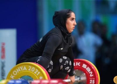 برترین وزنه بردار زن ایران در رنکینگ جهانی