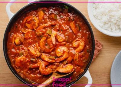 طرز تهیه خورش میگو با طعمی تند و تیز